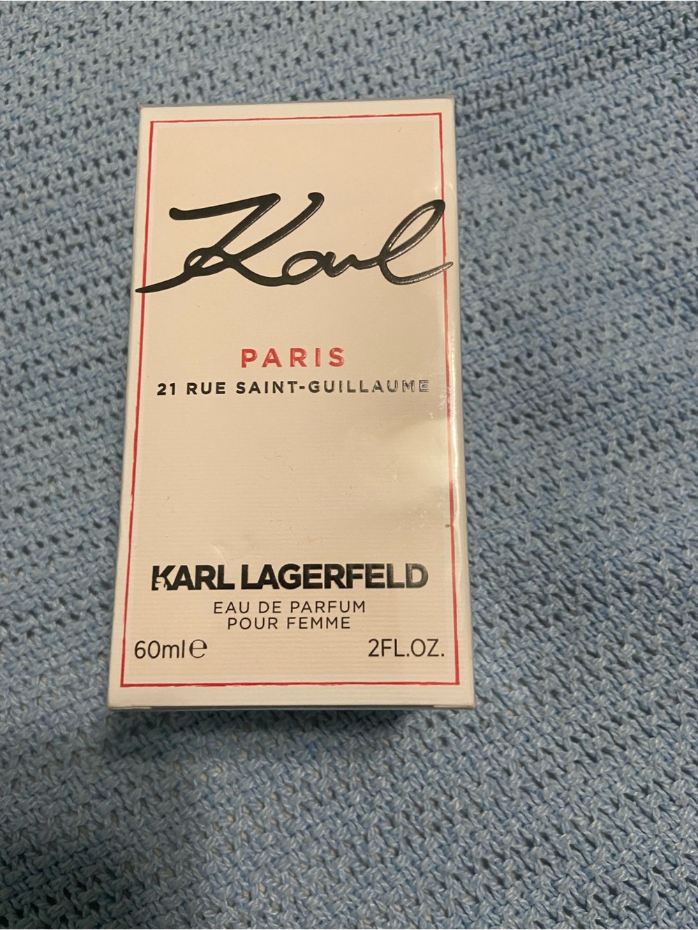 Karl Lagerfield, Paris perfume. Sealed in package brand new.